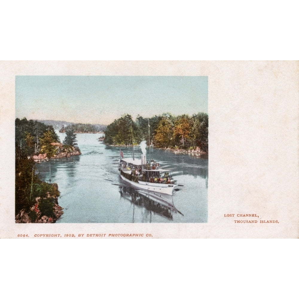 Lost Channel Thousand Islands Lake Ontario Poster Print By Mary Evans Grenville Collins Postcard Collection Image 2