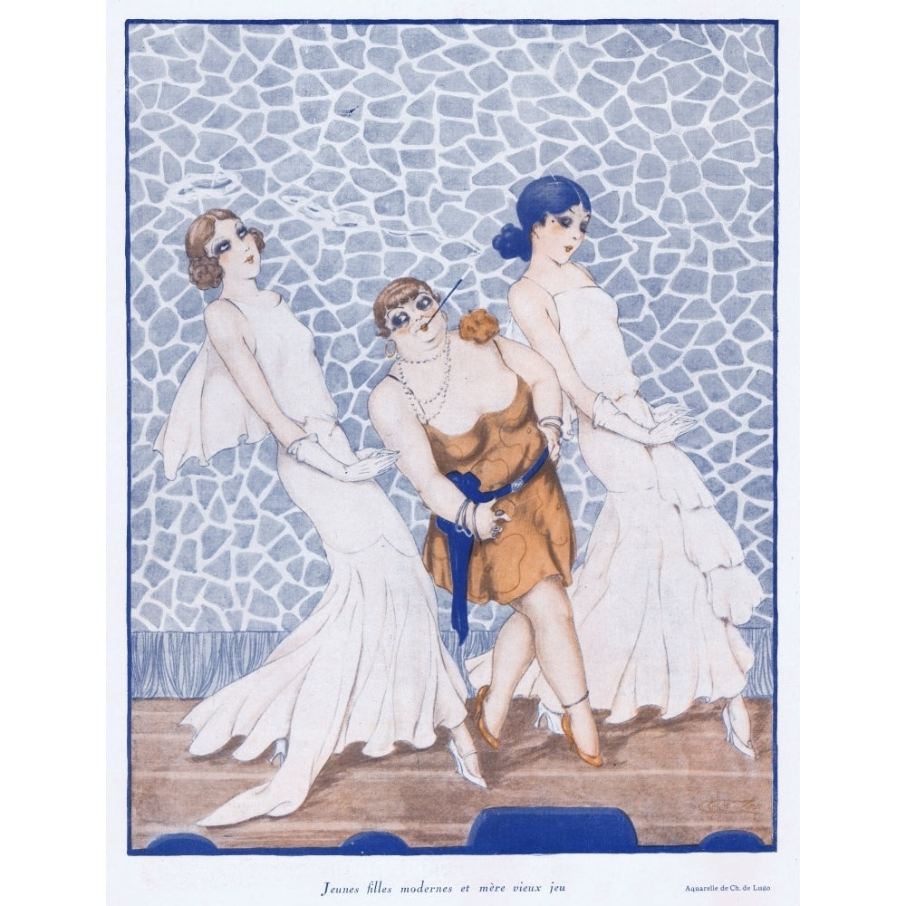 Illustration From Paris Plaisirs Number 100 October 1930 Poster Print By Mary Evans Jazz Age Club Collection Image 2