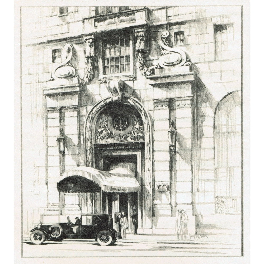 Sherry-Netherland Hotel York City Usa Poster Print By Mary Evans Jazz Age Club Collection Image 1