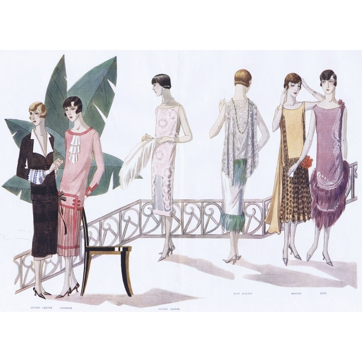 Paris Fashions Spring 1925 Poster Print By Mary Evans Jazz Age Club Collection Image 2