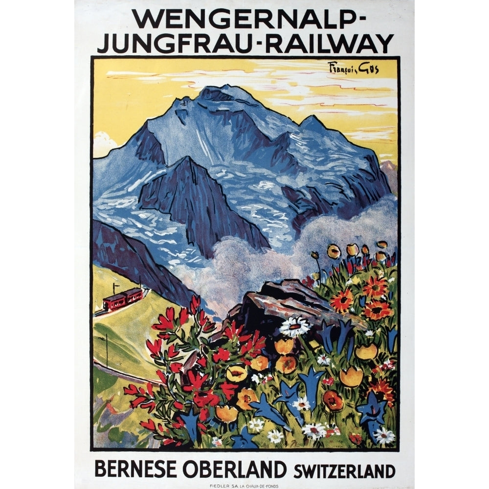 Poster Wengernalp Jungfrau Railway Switzerland Print By Mary Evans Picture Libraryonslow Auctions Limited Image 2