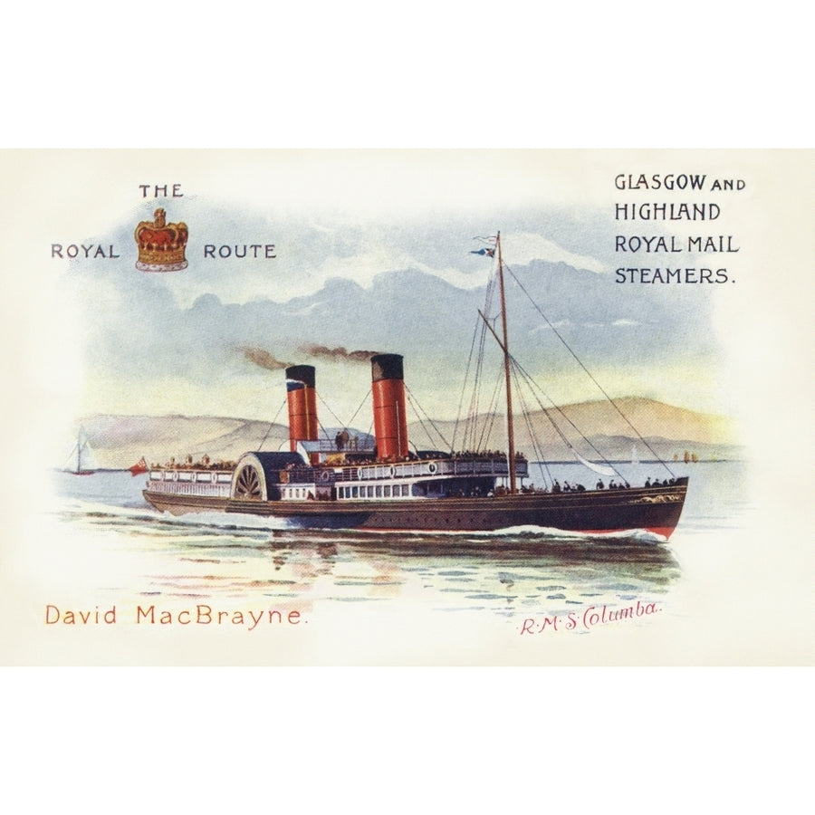 Scottish Ferryboat Poster Print By Mary Evans Picture Librarypeter and Dawn Cope Collection Image 1