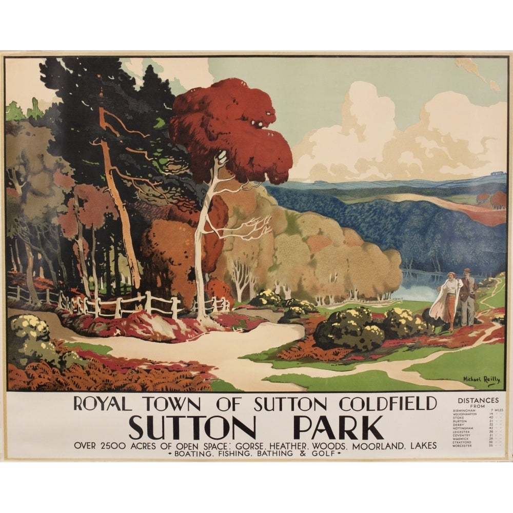 Advertisement For Sutton Park Sutton Coldfield Print By Mary Evans Picture Libraryonslow Auctions Limited Image 1