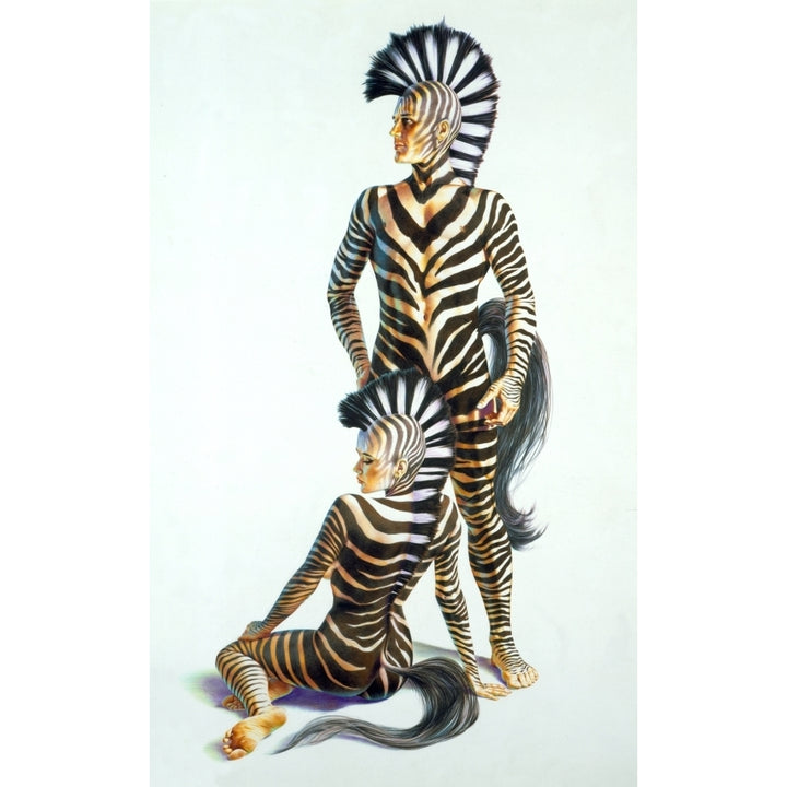 Zebra People Poster Print by Andrew Farley Image 2