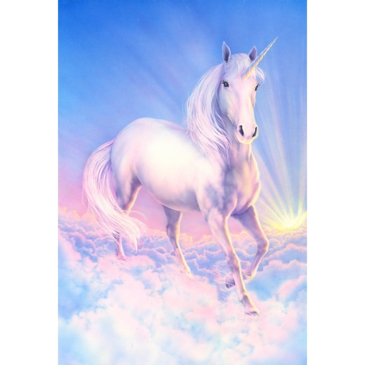 Dream unicorn Poster Print by Andrew Farley Image 1