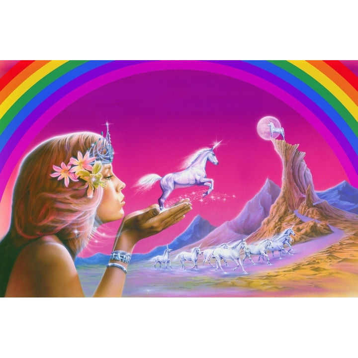 Unicorn Princess Poster Print by Robin Koni Image 2