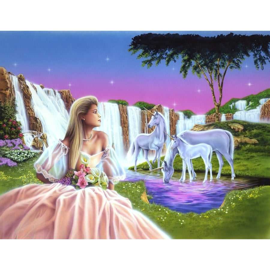 Unicorn Valley Poster Print by Robin Koni Image 1