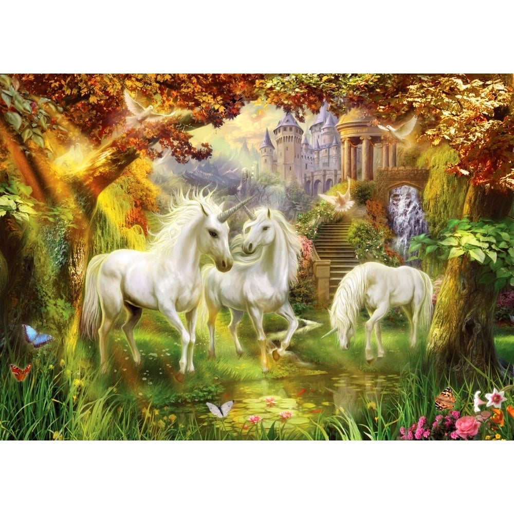 The Magical Unicorn Forest Poster Print by Jan Patrick Image 1