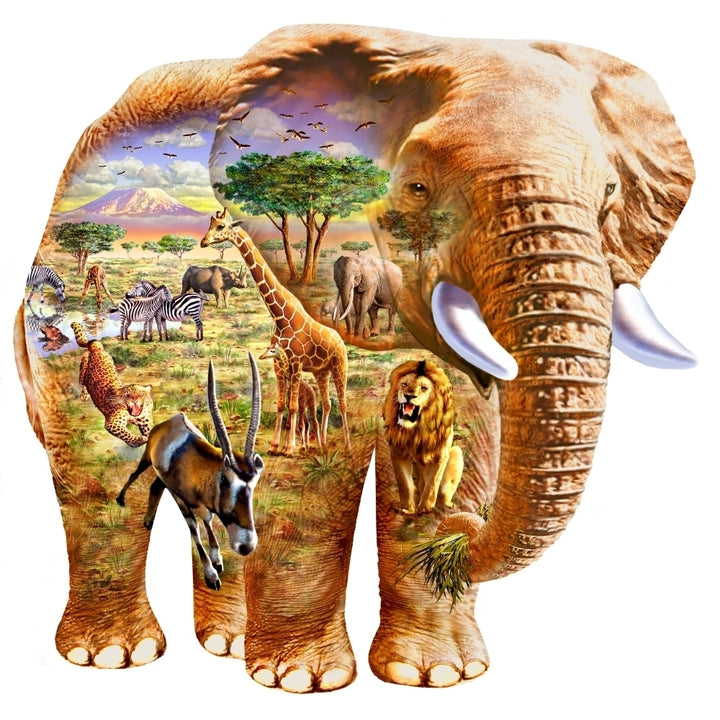 Elephant Puzzle Poster Print by Adrian Chesterman Image 2