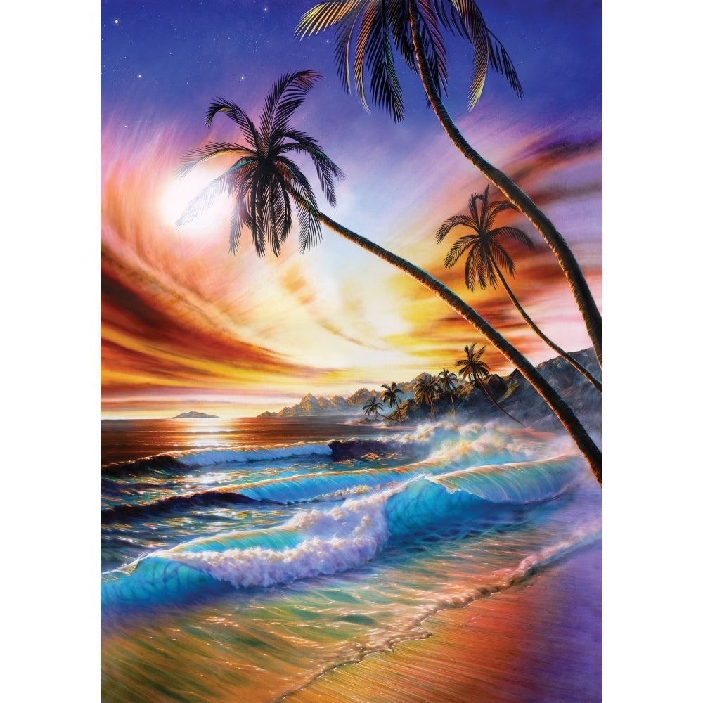 Tropical Beach Poster Print by Adrian Chesterman Image 1