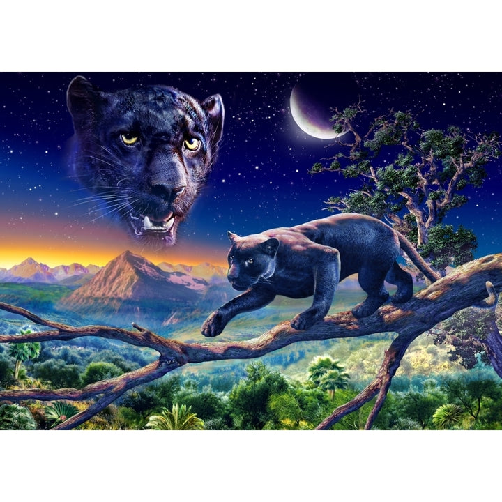 Twilight Panther Poster Print by Adrian Chesterman Image 2