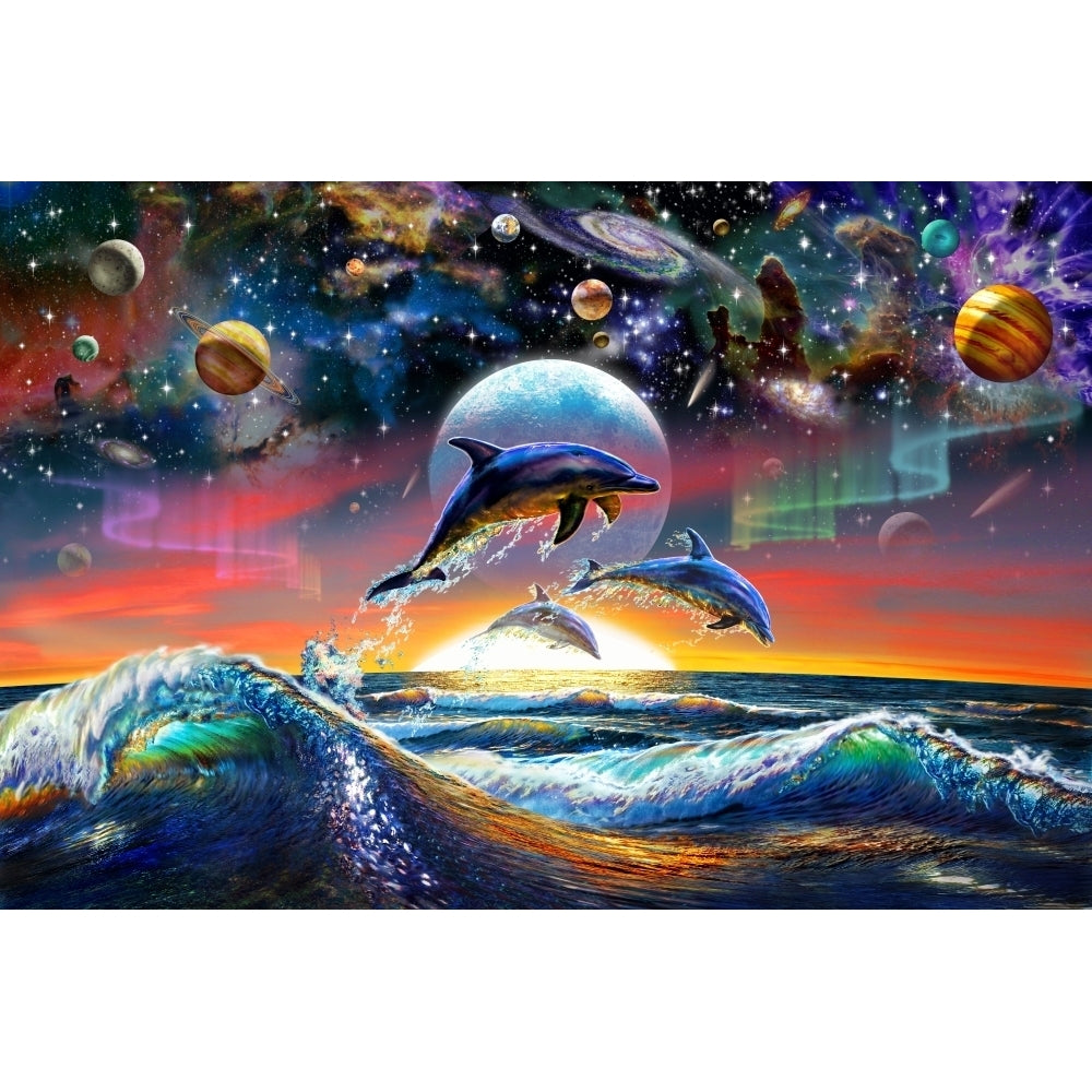 Universal Dolphins Poster Print by Adrian Chesterman Image 1