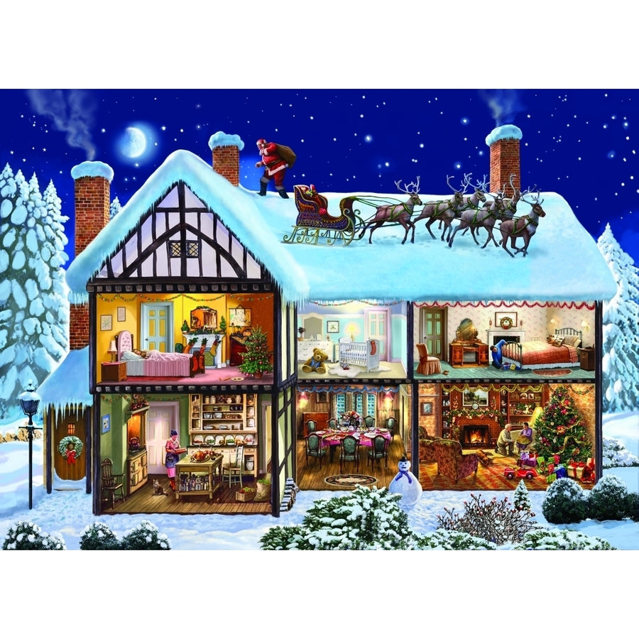 CHRISTMAS HOUSE Poster Print by Steve Crisp Image 1