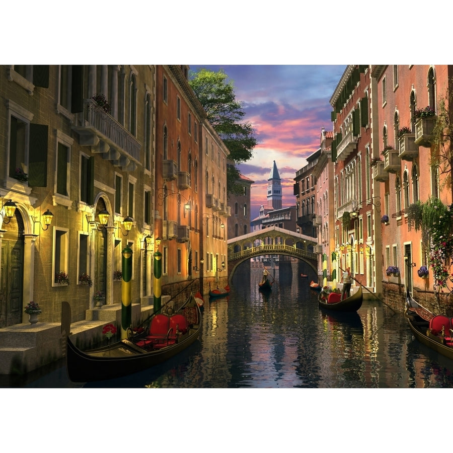 Venice at dusk Poster Print by Dominic Davidson Image 1