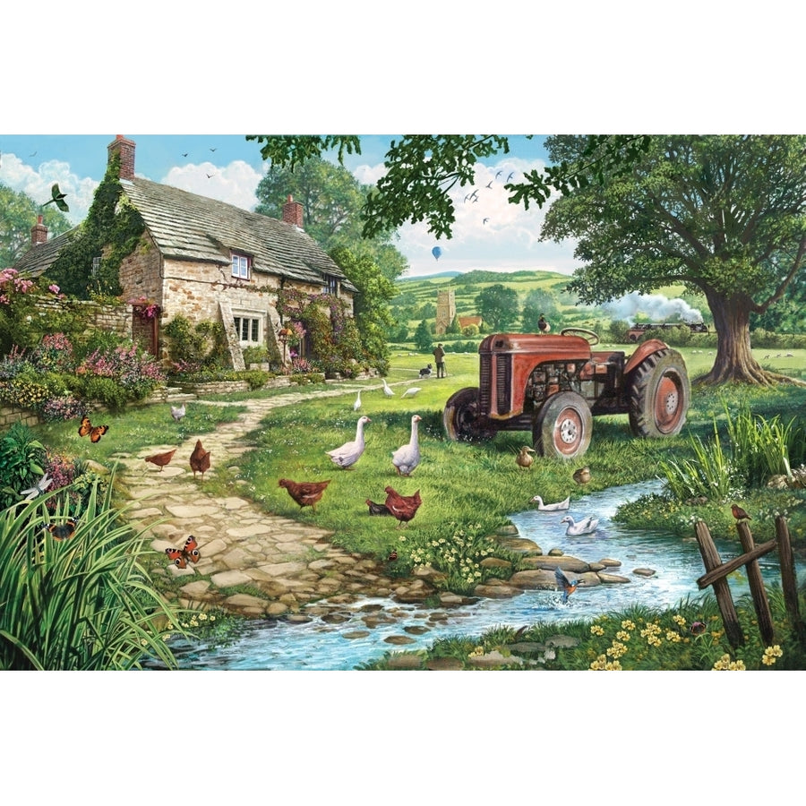 The Old Tractor Poster Print by Steve Crisp Image 1