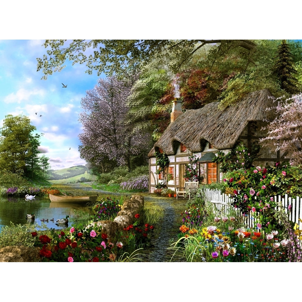 Countryside Cottage Poster Print by Dominic Davidson Image 1