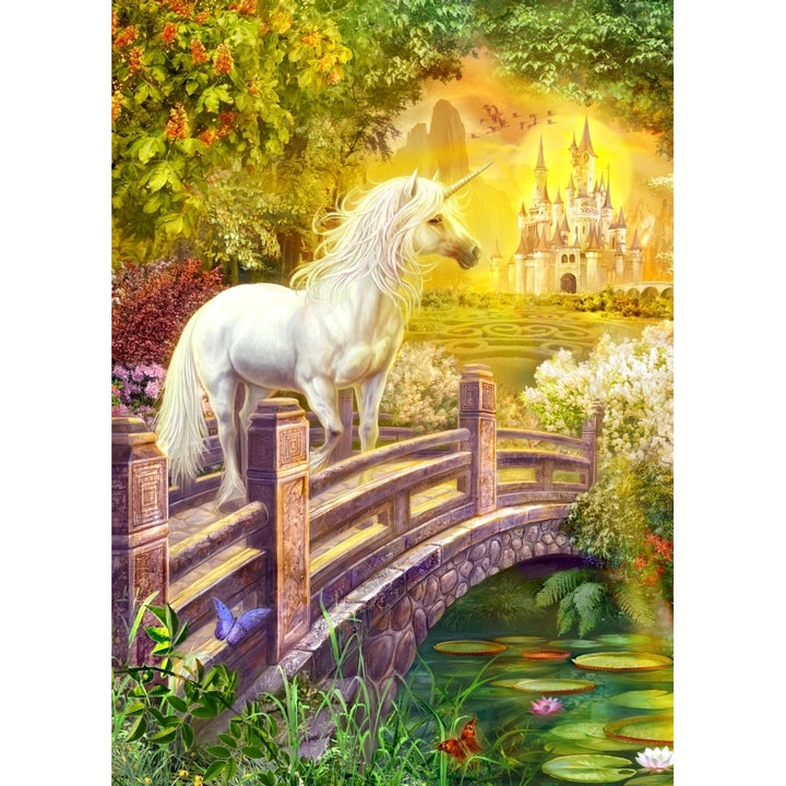 Enchanted garden unicorns Poster Print by Jan Patrick Image 2