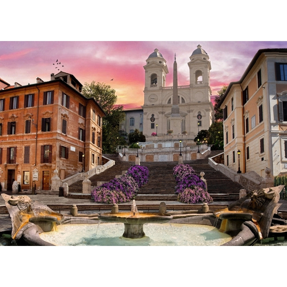 Piazza Di Spagna Poster Print by Dominic Davidson Image 1