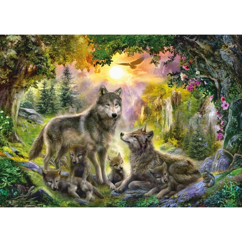 Autumn Wolf Family Poster Print by Jan Patrick Image 2