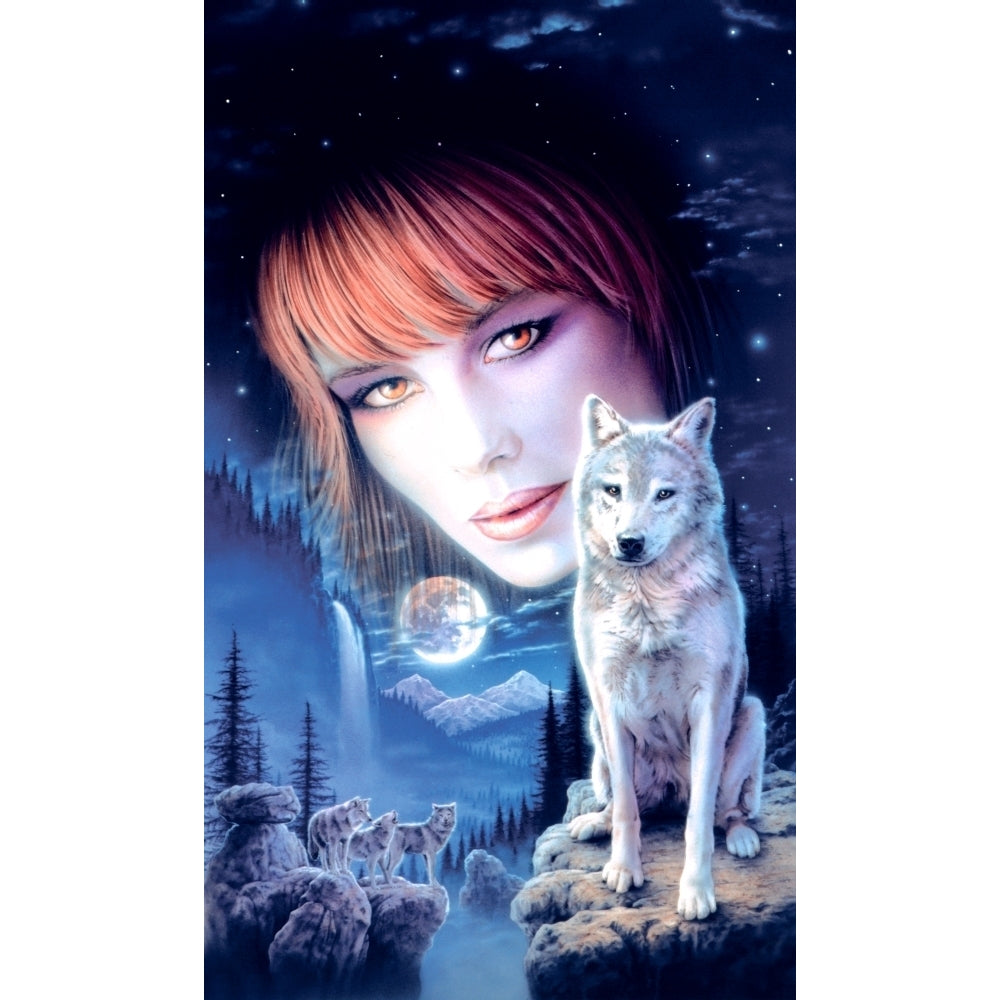 Wolf Girl Poster Print by Robin Koni Image 2