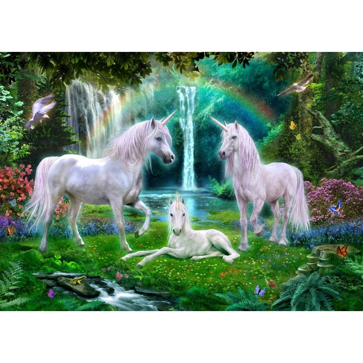 Rainbow Unicorn Family Poster Print by Jan Patrick Image 2