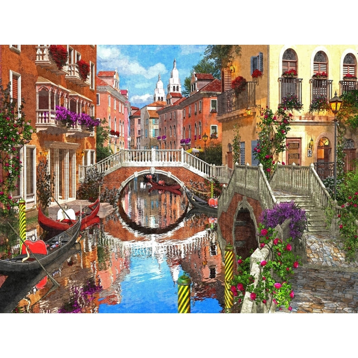 Venetian Waterway Poster Print by Dominic Davidson Image 2