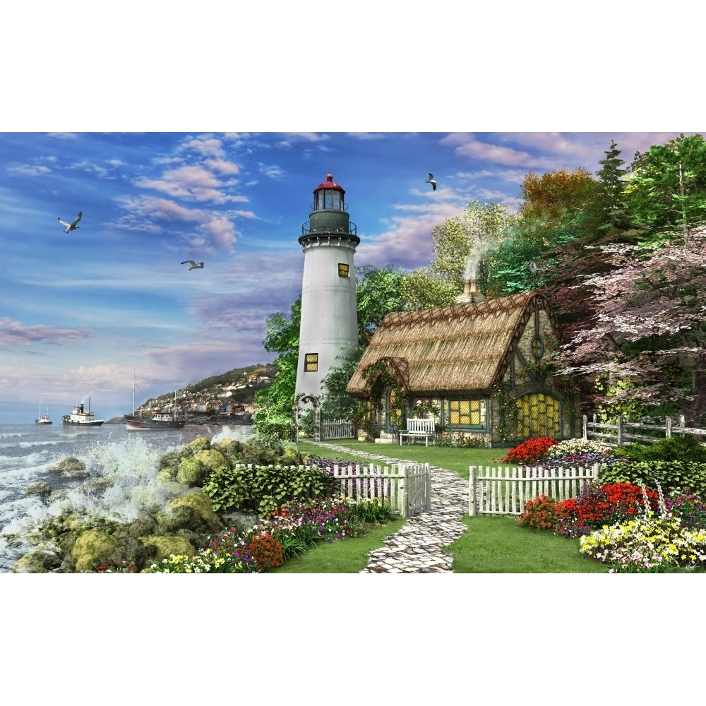 The Old Sea Cottage Poster Print by Dominic Davidson Image 1