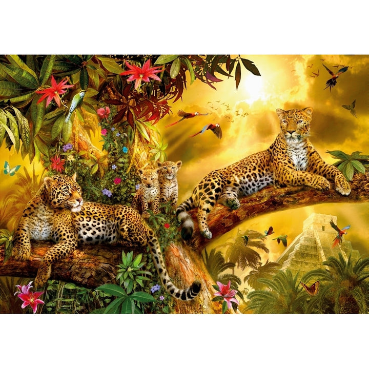 Jungle Jaguars Poster Print by Jan Patrick Image 1