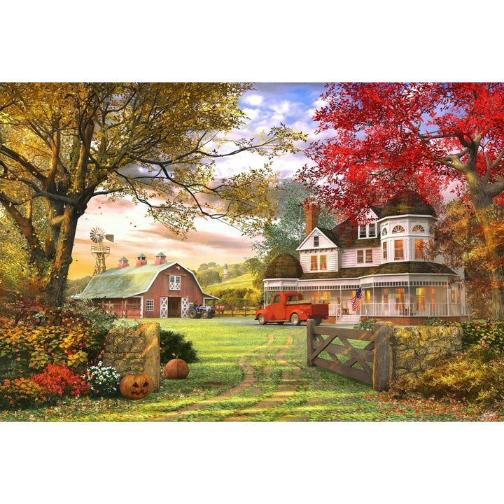 Old Pumpkin Farm Poster Print by Dominic Davidson Image 1