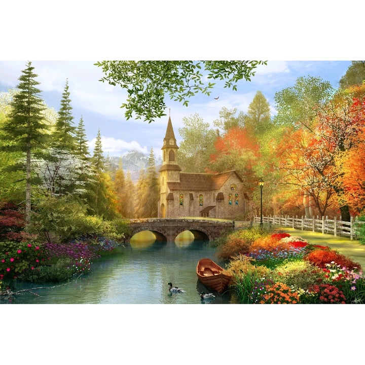 Autumn Church Poster Print by Dominic Davidson Image 2