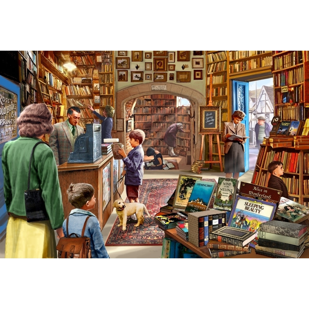 Bookshop Poster Print by Steve Crisp Image 2