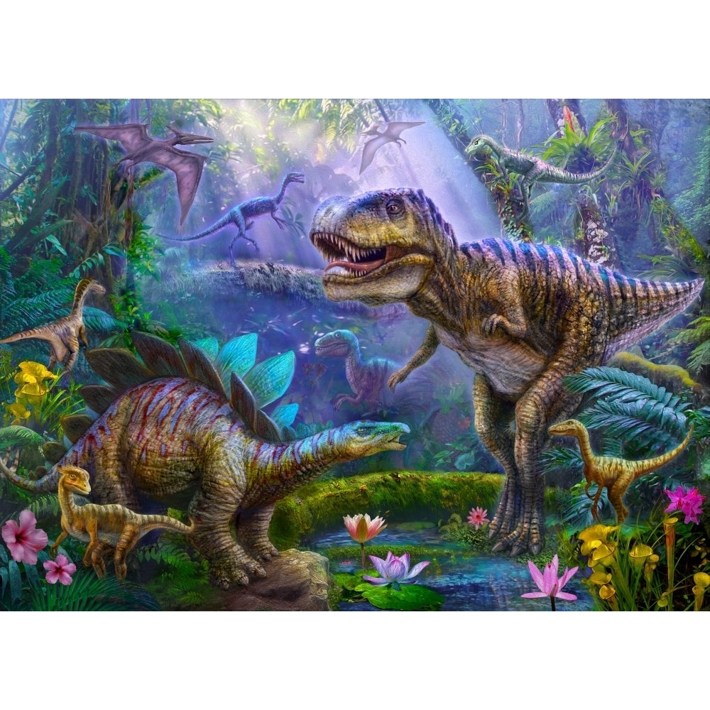 Dino Jungle Poster Print by Jan Patrick Image 2