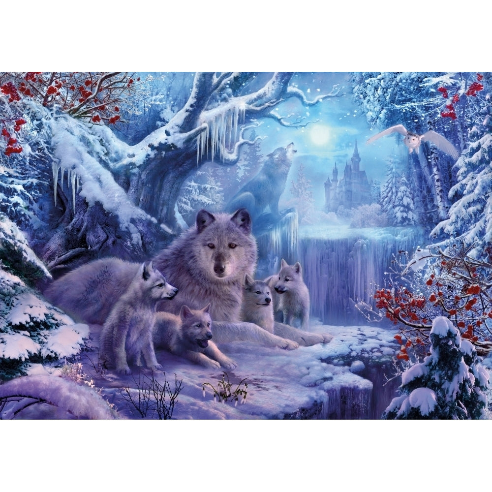 Winter Wolves Poster Print by Jan Patrick Image 1