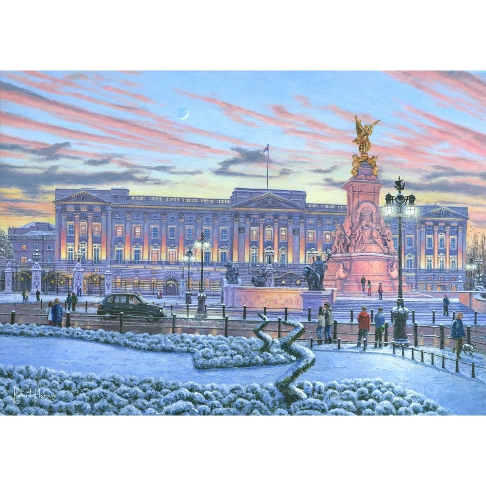 Winter Lights Buckingham Palace Poster Print by Richard Harpum Image 2