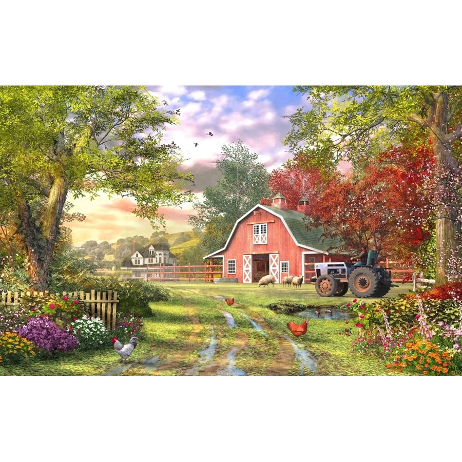 Old Farmhouse Poster Print by Dominic Davidson Image 1
