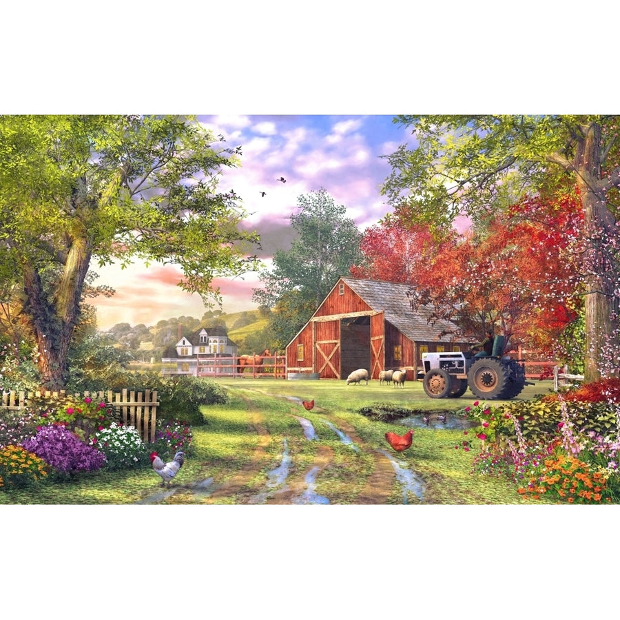 Old Farmhouse Variant 1 Poster Print by Dominic Davidson Image 1