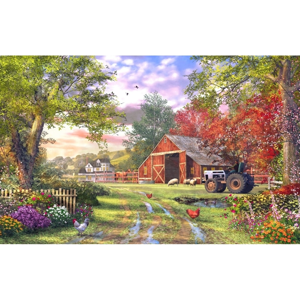 Old Farmhouse Variant 1 Poster Print by Dominic Davidson Image 2