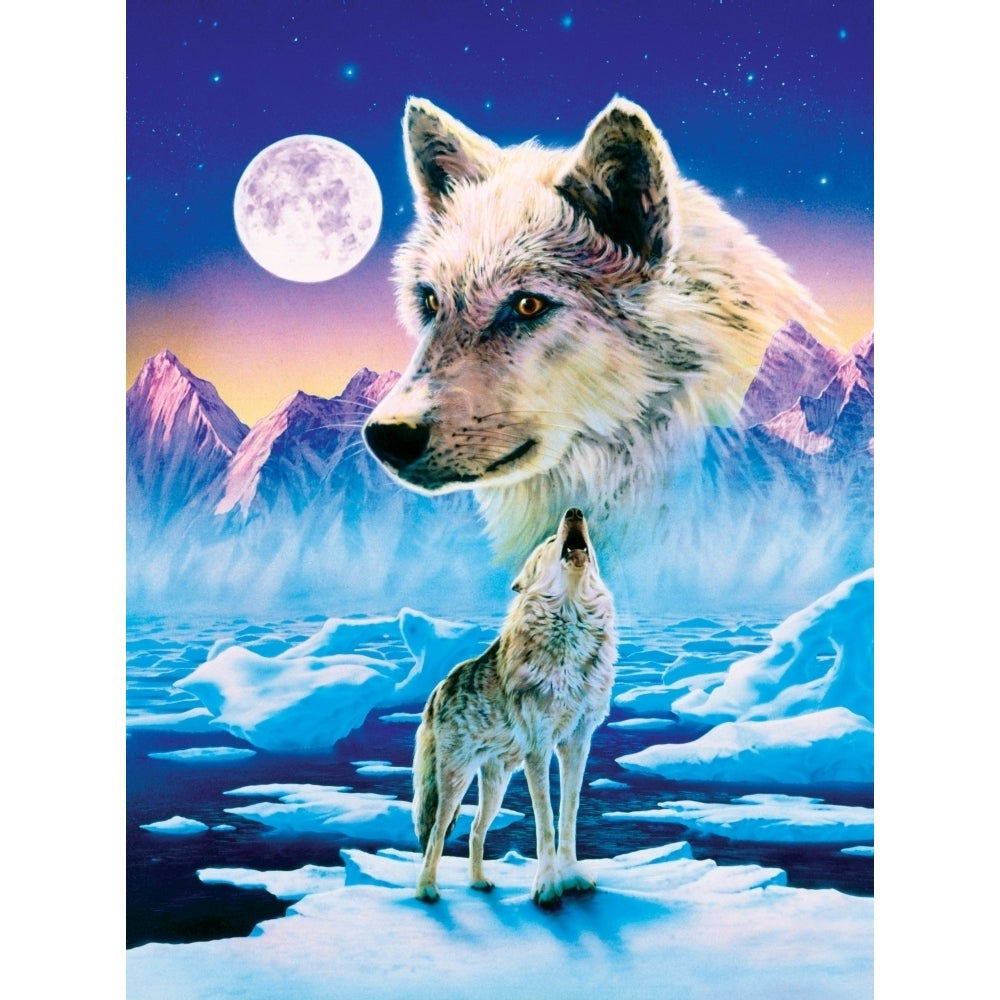 Arctic Wolves Variant 2 Poster Print by Robin Koni Image 1