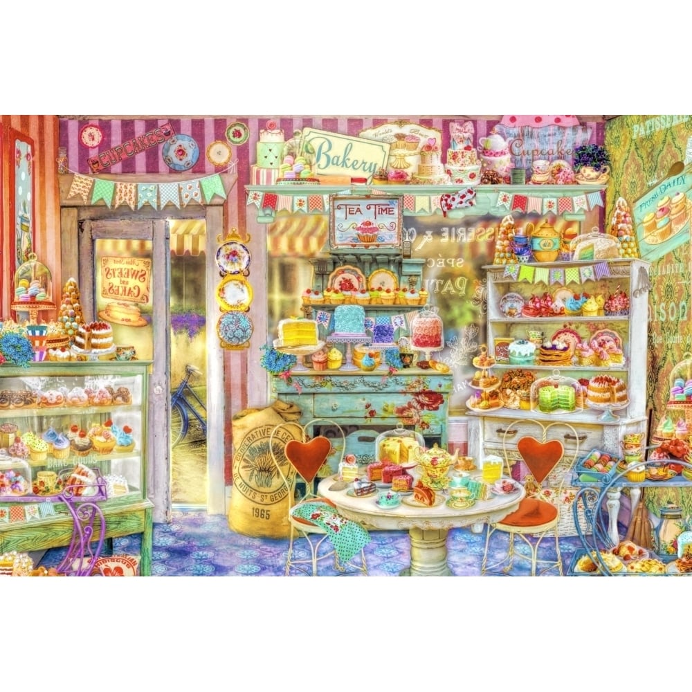 Hidden Object Cake Shop Poster Print by Aimee Stewart Image 1