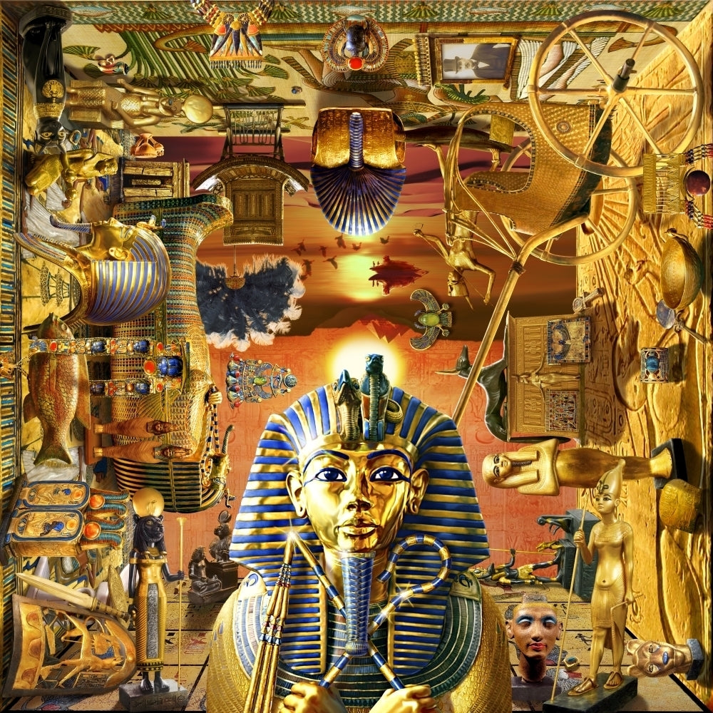 Treasure Tomb of Tutankhamun Poster Print by Andrew Farley Image 1