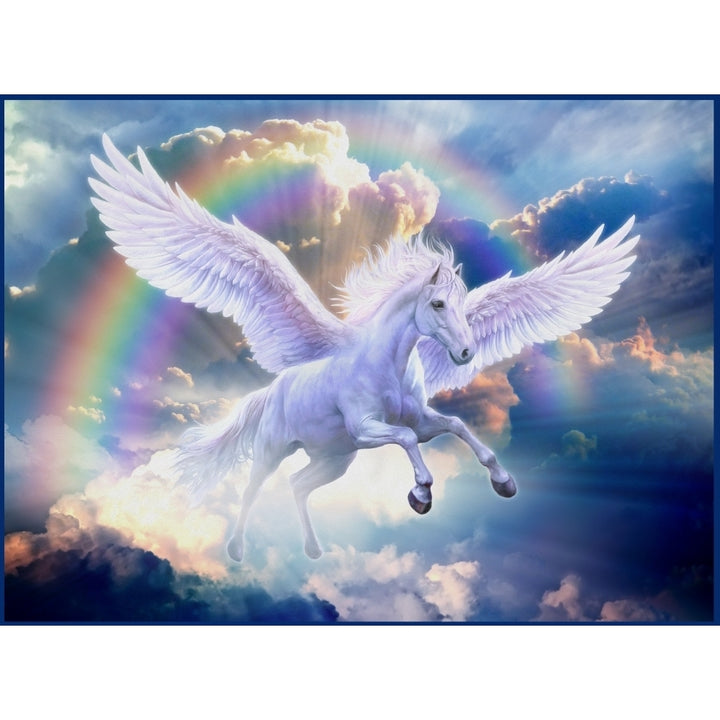 Rainbow Pegasus Poster Print by Jan Patrick Image 2