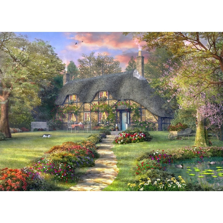 Rosewood Cottage Poster Print by Dominic Davidson Image 1