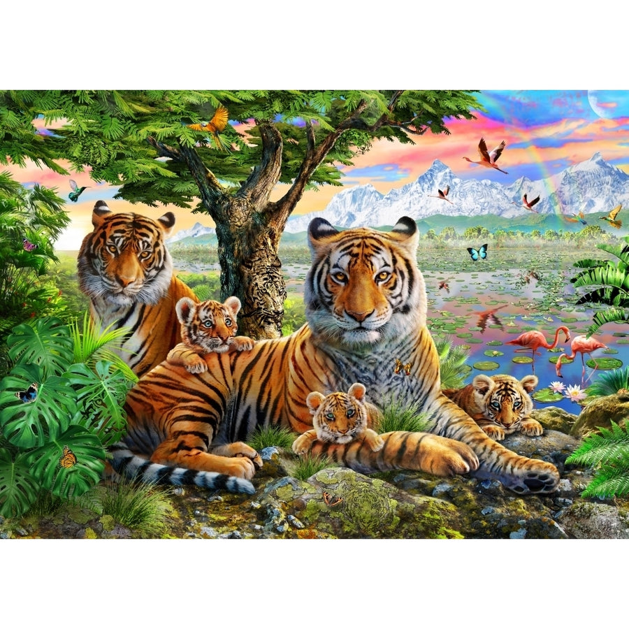 Hidden Tigers Buffalo Poster Print by Adrian Chesterman Image 1