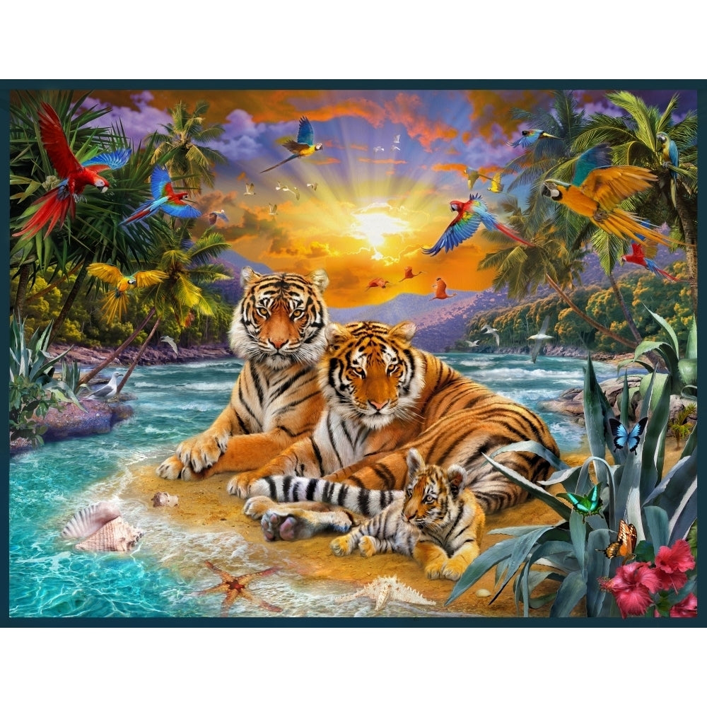 sunset_tigers.jpg Poster Print by Jan Patrick Image 2