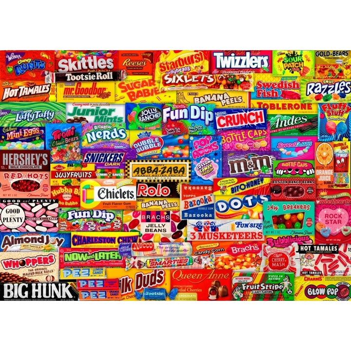 Crazy Candy Rows Poster Print by Aimee Stewart Image 1