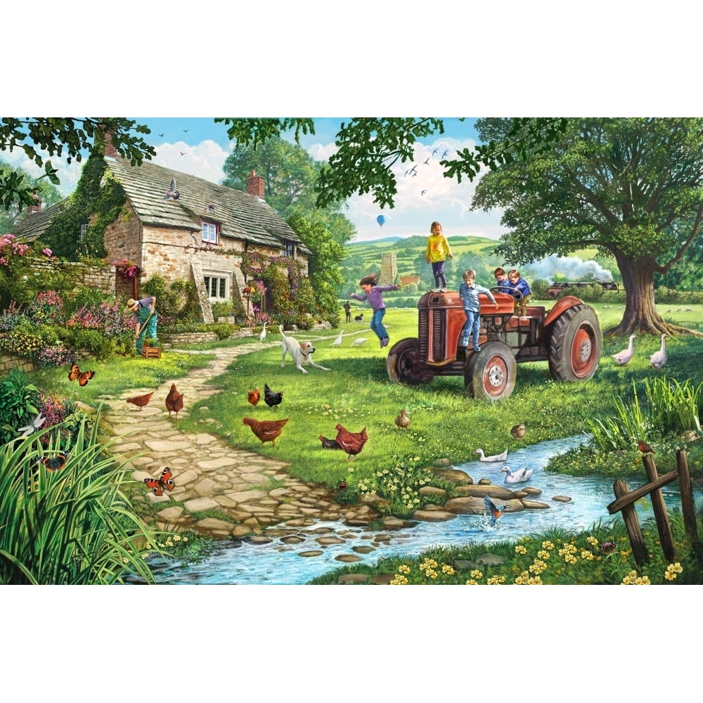 The Old Tractor Poster Print by Steve Crisp Image 2