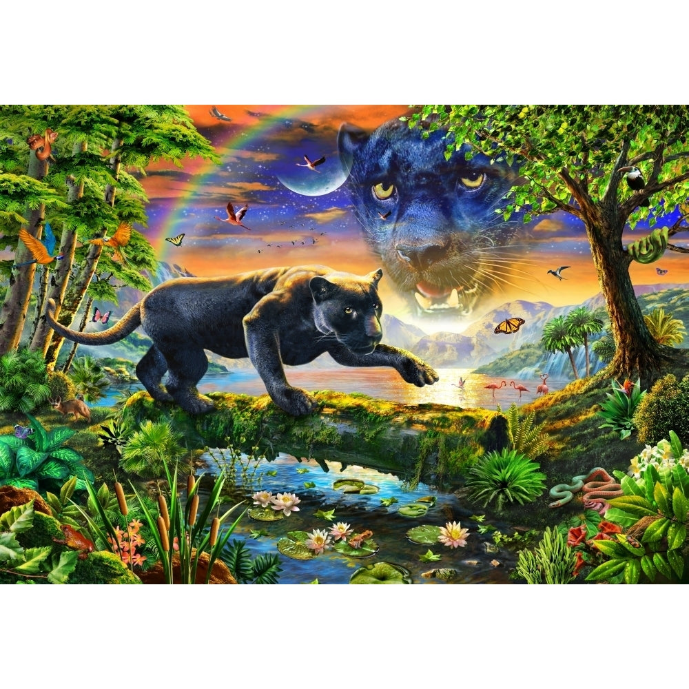 Panther Twilight Poster Print by Adrian Chesterman Image 2