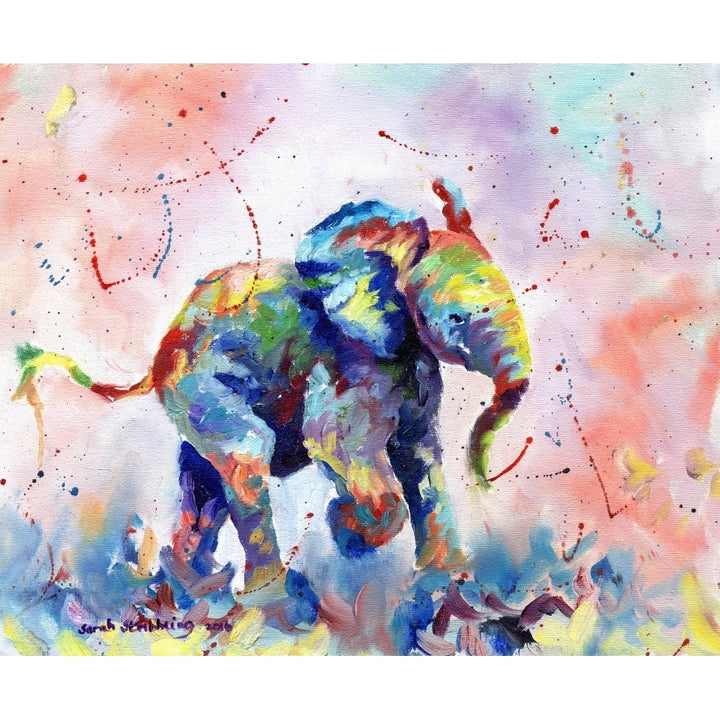 Babyelephant Poster Print by Sarah Stribbling Image 2