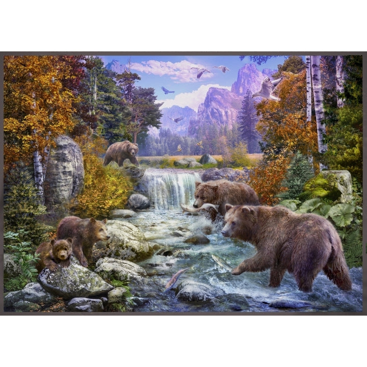 Bear in Mountains Poster Print by Jan Patrick Image 2