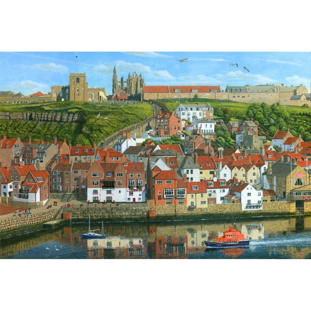 Whitby Harbour North Yorkshire Poster Print by Richard Harpum Image 2